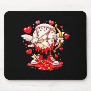 Cupid Baseball Drip Icecream Apparel Youth Boy Val Mouse Mat
