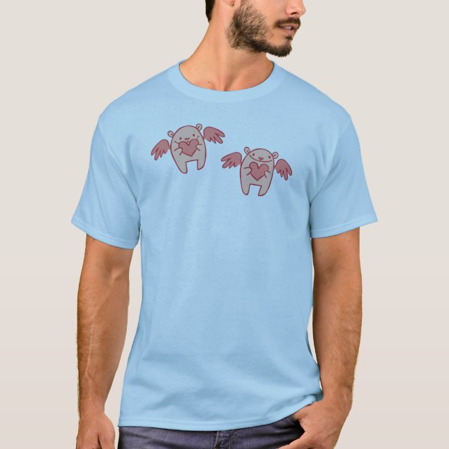 Cupid Bears - Pink T-Shirt (Front)
