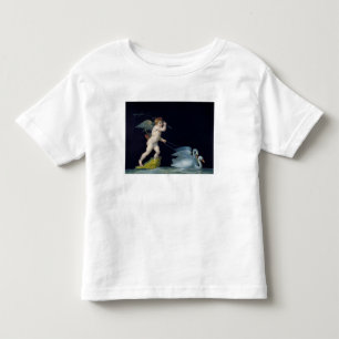 Cupid being led by a pair of swans (oil on panel) toddler T-Shirt