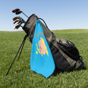 Cupid Bootan Golf Towel