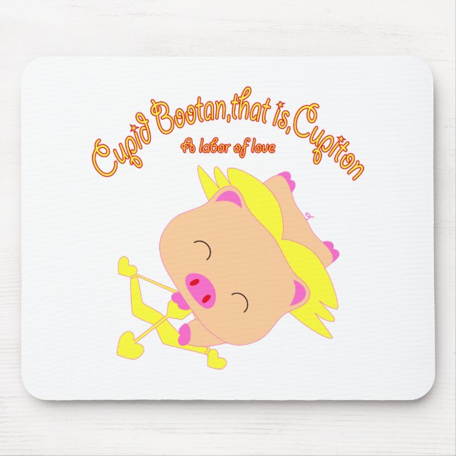 Cupid Bootan Mouse Mat (Front)