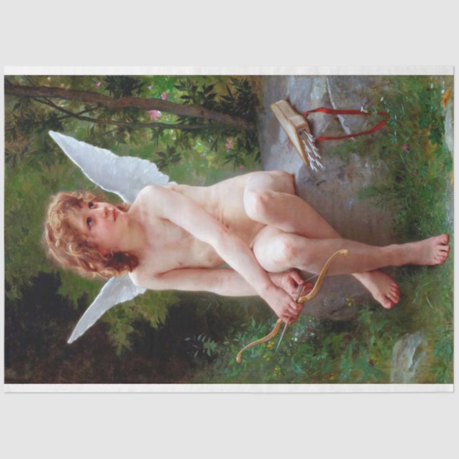 Cupid, Bouguereau Tissue Paper (Front)