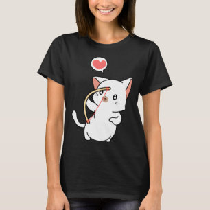 Cupid Cat  Matching Couple Valentines Day Kitten T-Shirt