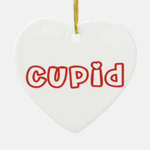 Cupid Ceramic Tree Decoration