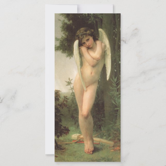 Cupid (Cupidon) Angel Portrait by Bouguereau (Front)
