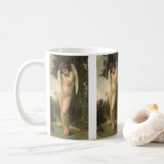 Cupid (Cupidon) Angel Portrait by Bouguereau Coffee Mug