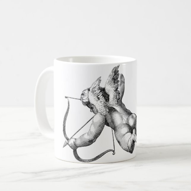 Cupid God of Love Coffee Mug (Front Left)