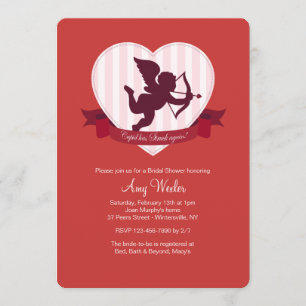 Cupid Has Struck Again Invitation