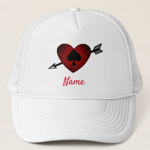Cupid Heart Black Spade Thunder_Cove Trucker Hat