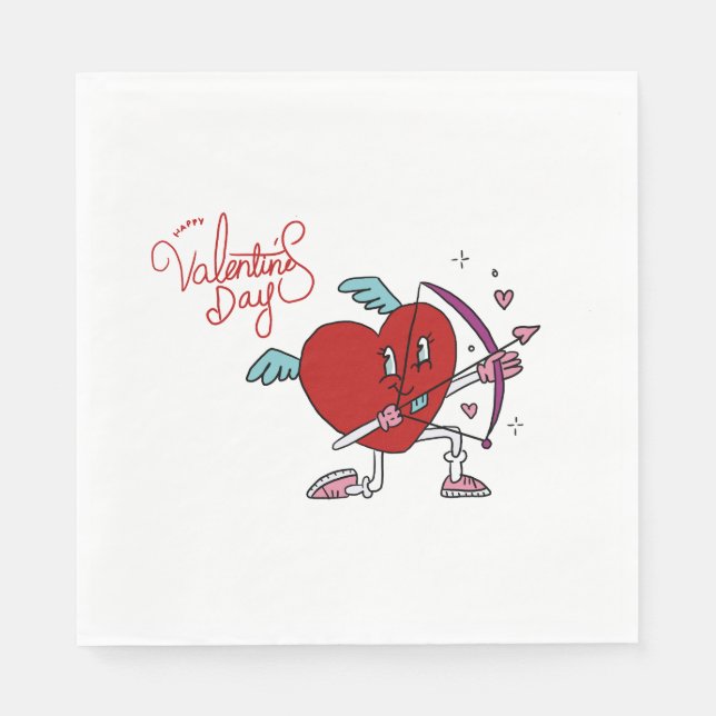 CUPID HEART NAPKIN (Front)