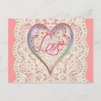 CUPID HEARTS LOVE & LACE by SHARON SHARPE