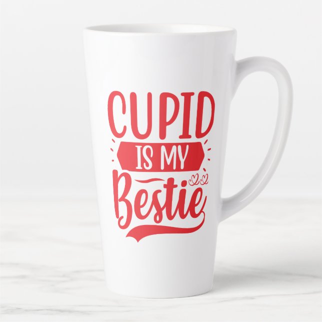 cupid is my bestie latte mug (Right)