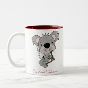 Cupid Koala Valentine Mug