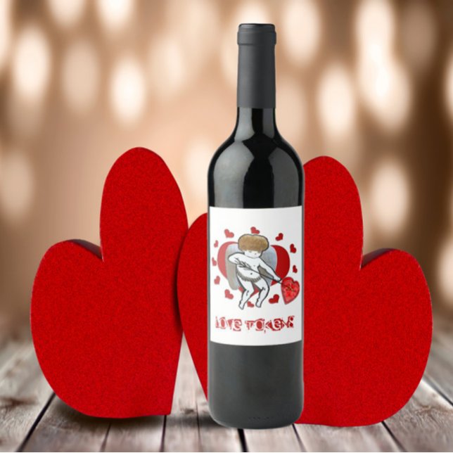 Cupid Love Tokens  Wine Label (Creator Uploaded)