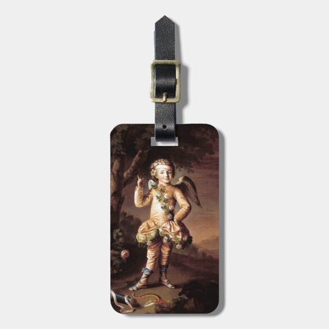 Cupid - Personalised Luggage Tag (Front Vertical)