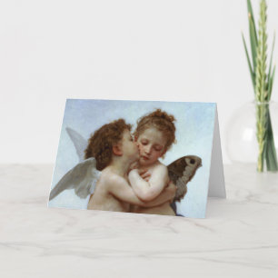 Cupid & Psyche as Children Valentine Holiday Card