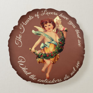 CUPID ROUND PILLOW | BABY ANGEL HOME DECOR 