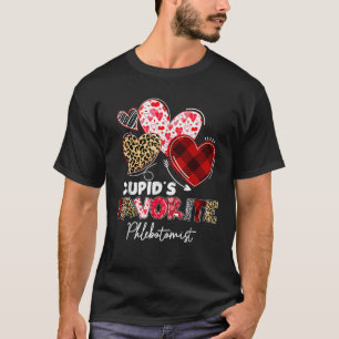 Cupid s Favorite Phlebotomist Valentine Phlebotomy T-Shirt