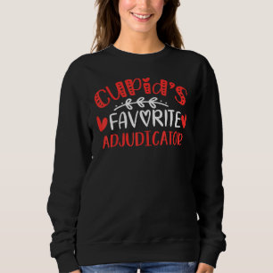 Cupid S Favourite Adjudicator Romance Couples Men Sweatshirt