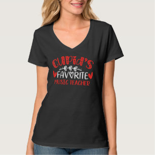 Cupid S Favourite Music Teacher Romance Couples Me T-Shirt