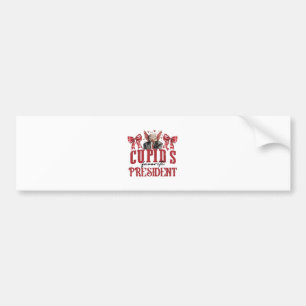 Cupid’s Favourite President Valentine Trump  Bumper Sticker