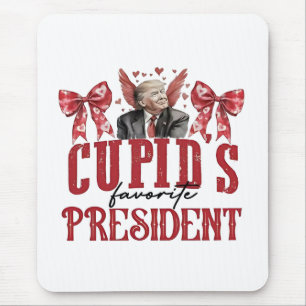 Cupid’s Favourite President Valentine Trump  Mouse Mat
