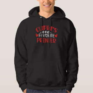 Cupid S Favourite Printer Romance Couples Men Wome Hoodie