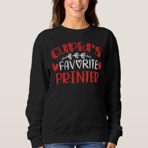 Cupid S Favourite Printer Romance Couples Men Wome Sweatshirt