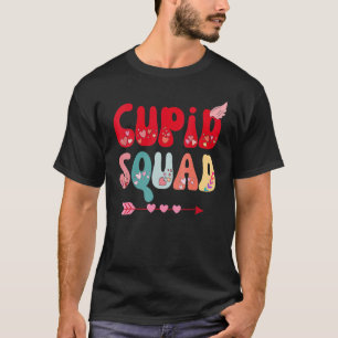 Cupid Squad Hearts Funny Valentine's Day Gifts Wom T-Shirt