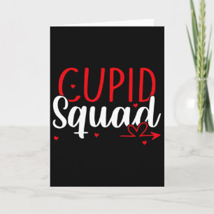 Cupid Squad Hearts Valentine's Day Cupids Couple M Card