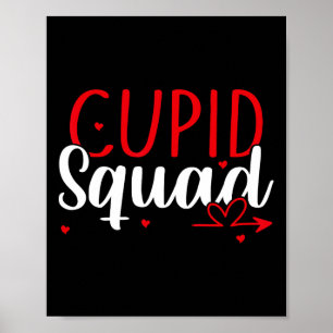 Cupid Squad Hearts Valentine's Day Cupids Couple M Poster