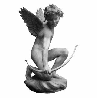 Cupid Statue Standing Photo Sculpture