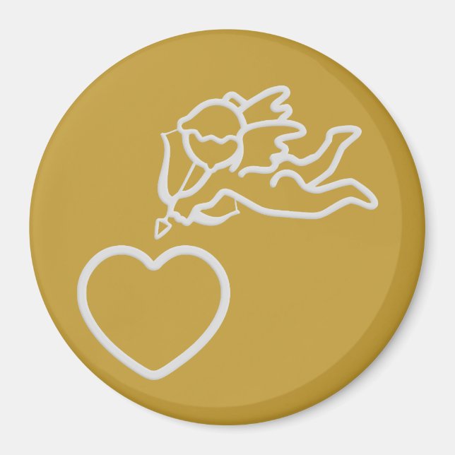 Cupid Strikes custom magnet (Front)