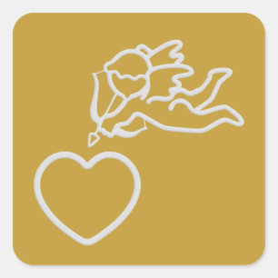 Cupid Strikes custom stickers