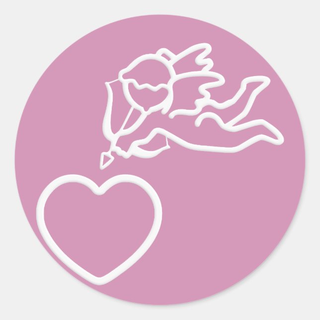 Cupid Strikes custom stickers (Front)
