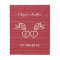 CUPID STRIKES custom text & color fleece blanket