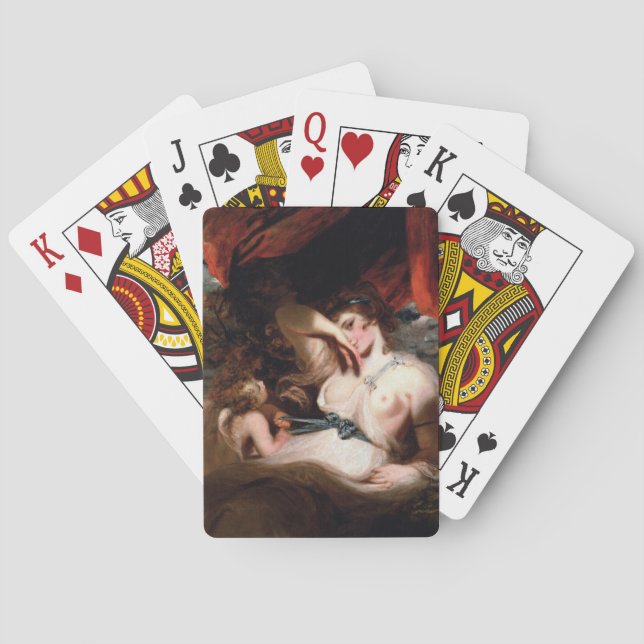Cupid Untying the Zone of Venus Playing Cards (Back)