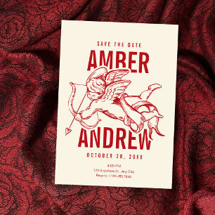 Cupid wedding save the date