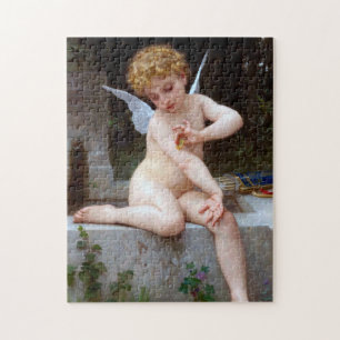 Cupid with a Butterfly, Bouguereau Jigsaw Puzzle