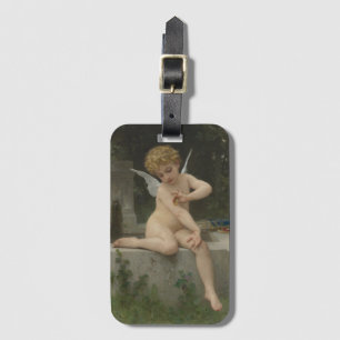 Cupid With a Butterfly (by Bouguereau) Luggage Tag