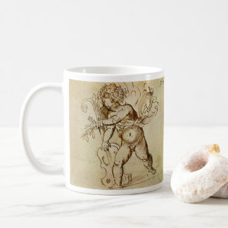 Cupid with a Violin by Domenico Campagnola Coffee Mug