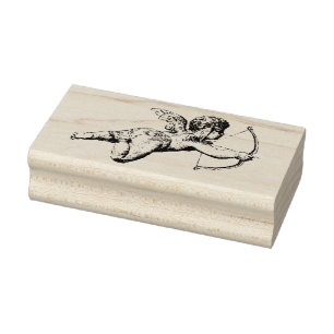 Cupid with Bow No.1 Rubber Stamp