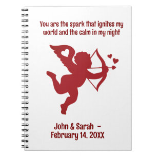 CUPID You are the spark that ignites my world and Notebook