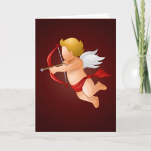 Cupids and His Arrow Holiday Card
