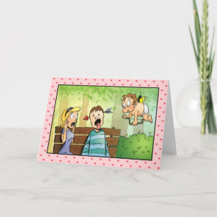 Cupid's Arrow Valentine Holiday Card