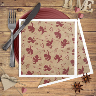 Cupids Arrows and Hearts ID630 Napkin