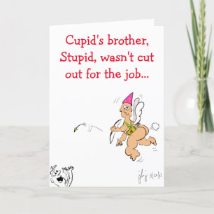 Cupid's Brother Valentine's card