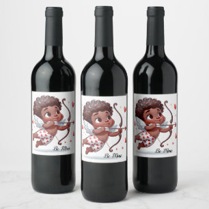Cupid's Charm Customise Birthday Party   Wine Label