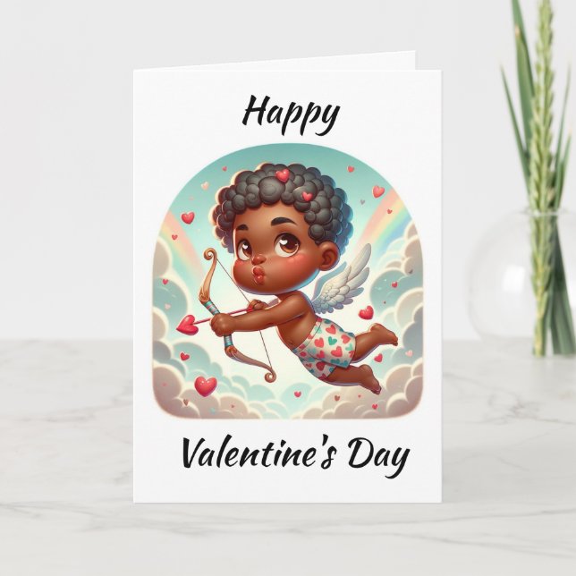Cupid's Charm Valentine's  Card (Front)