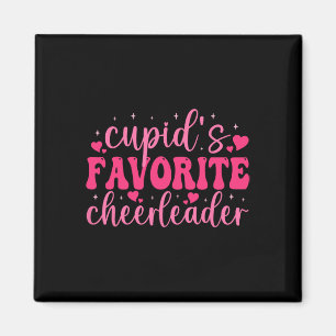 Cupids Favorite Cheerleader Valentine Day Love Che Magnet